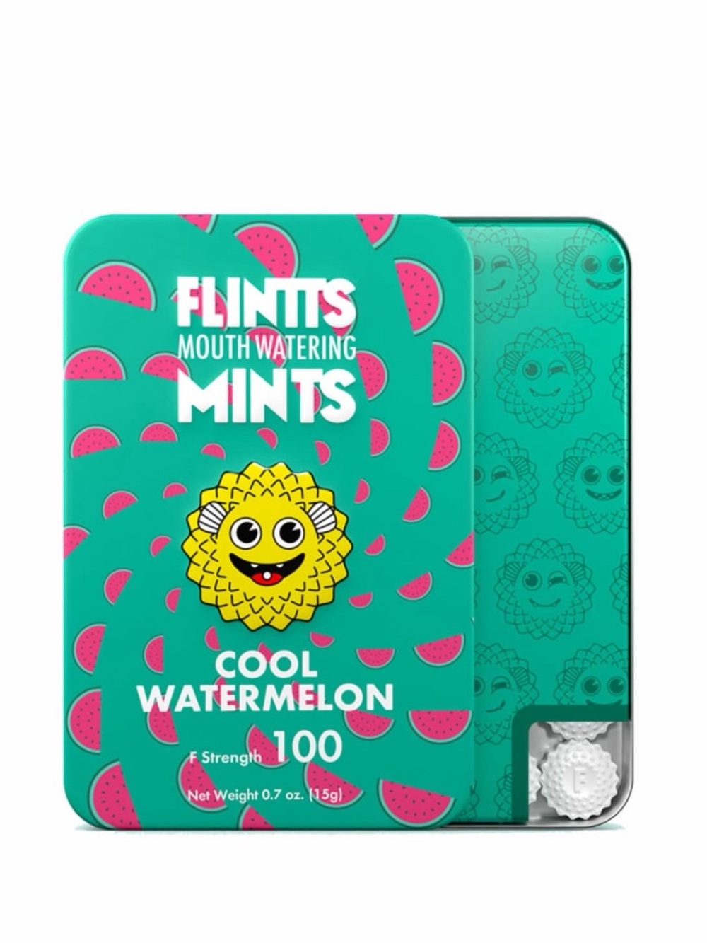 Flintts Mints - Cool Watermelon (1 tin) - NEW!! As seen on TikTok   candy health